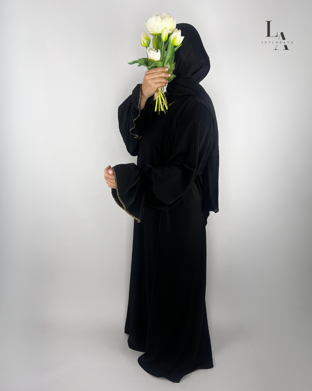 ABAYA NUR 2-TEILIG BLACK