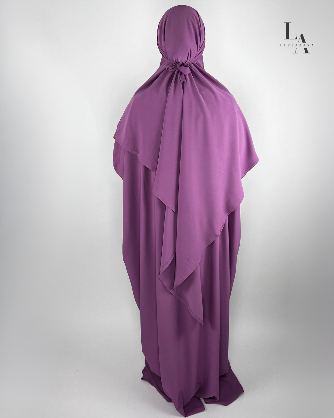 ABAYA SET MIT KHIMAR PURPLE