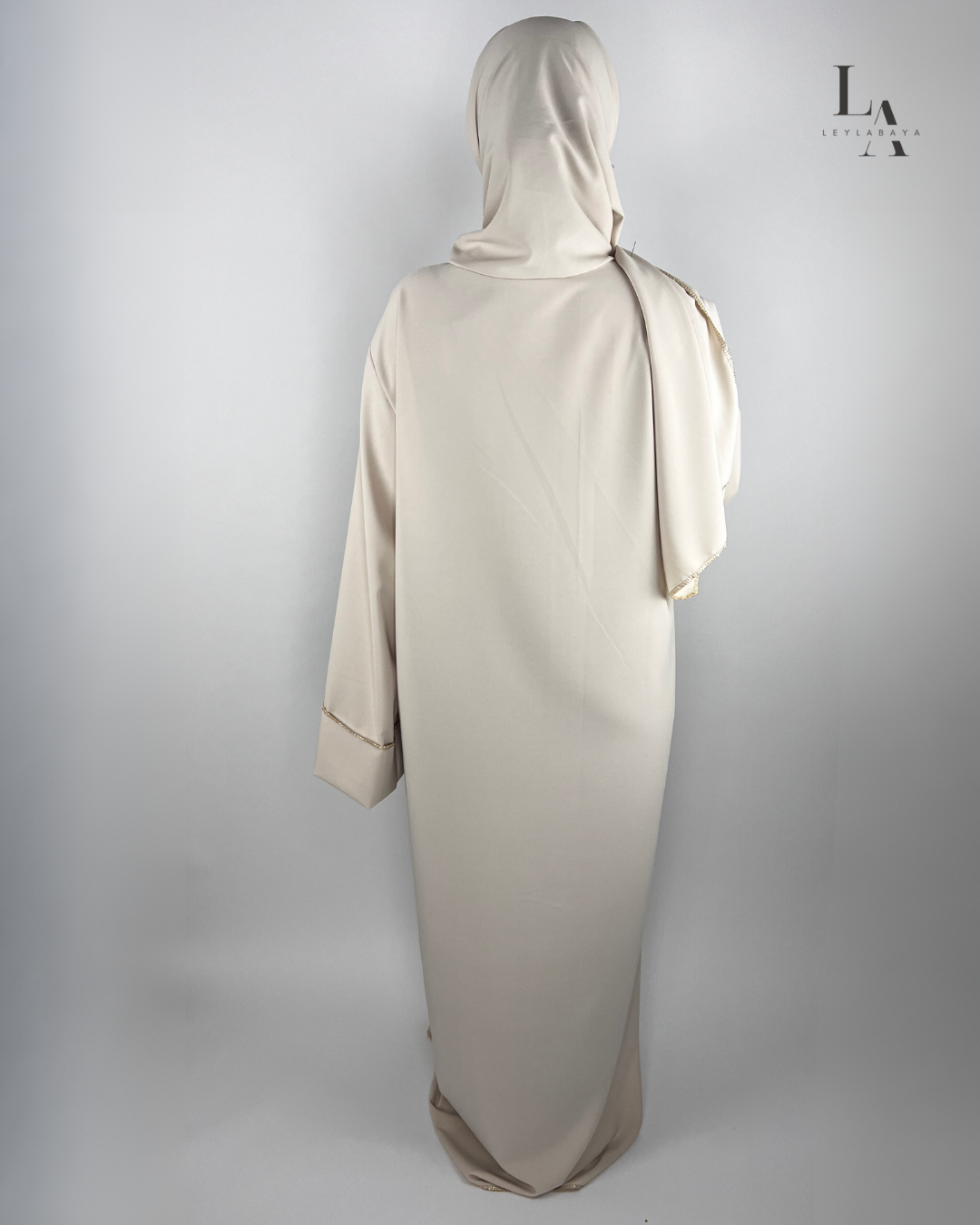 ABAYA DUNYA 2-TEILIG BEIGE