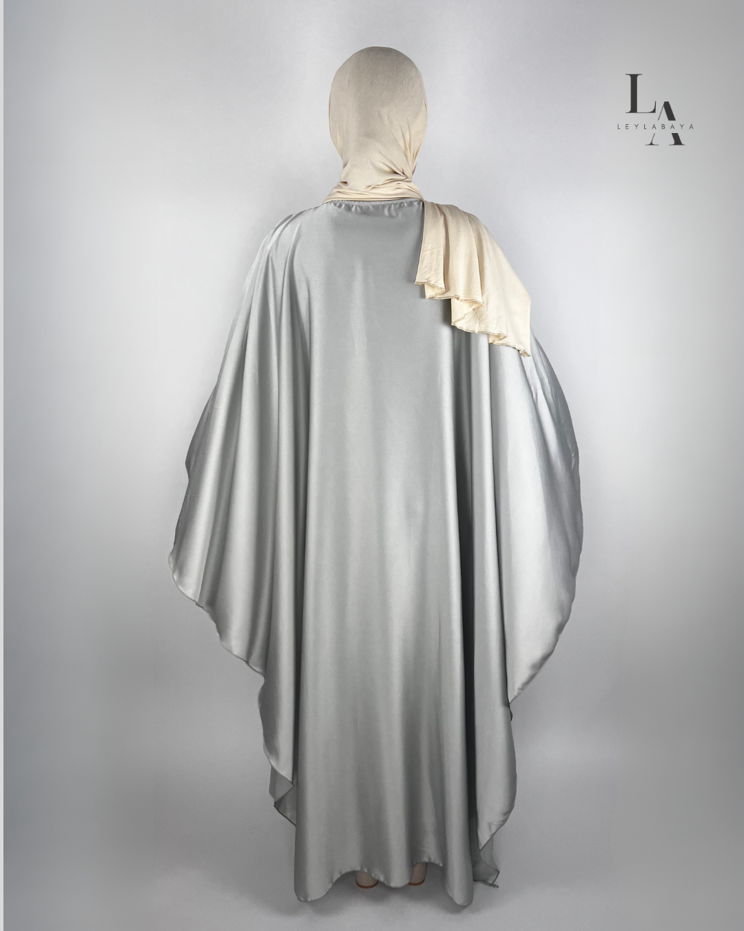 ABAYA AZRA SILVER