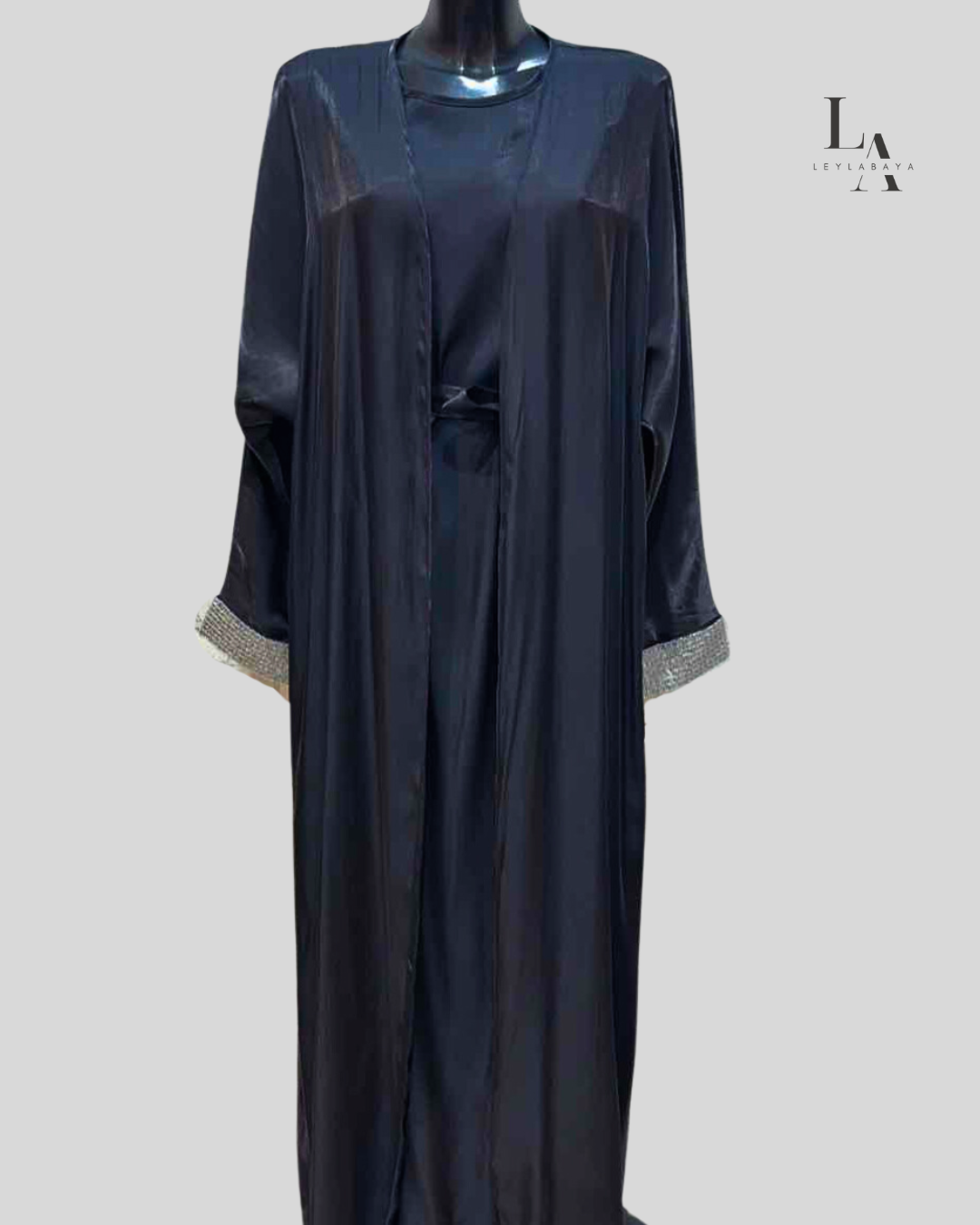ABAYA AYLA 2-TEILIG BLACK