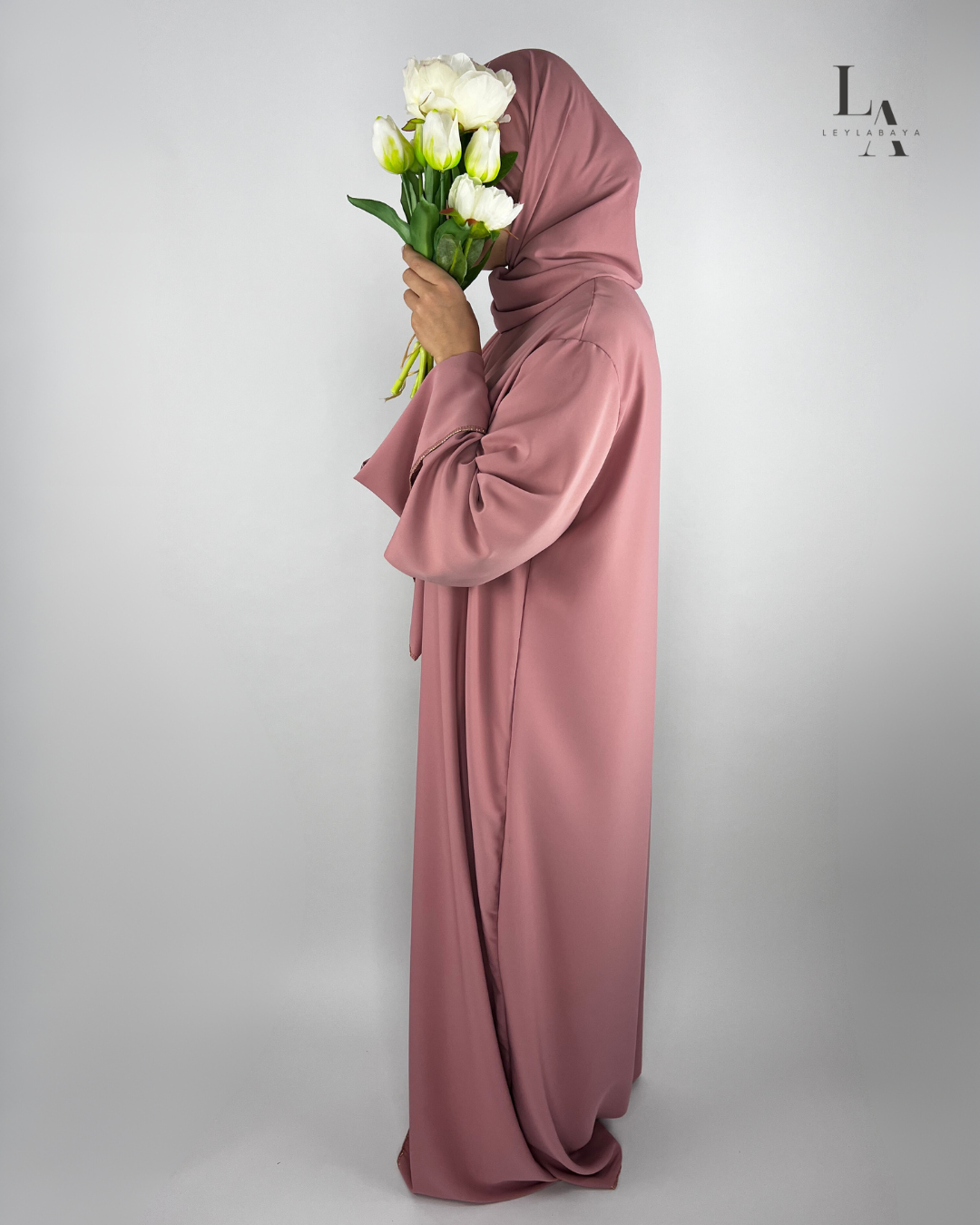 ABAYA DUNYA 2-TEILIG ROSE
