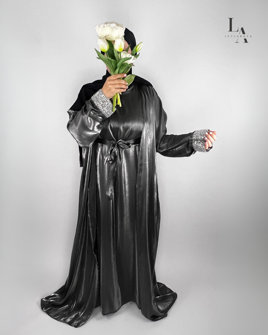 ABAYA AYLA 2-TEILIG SILVER