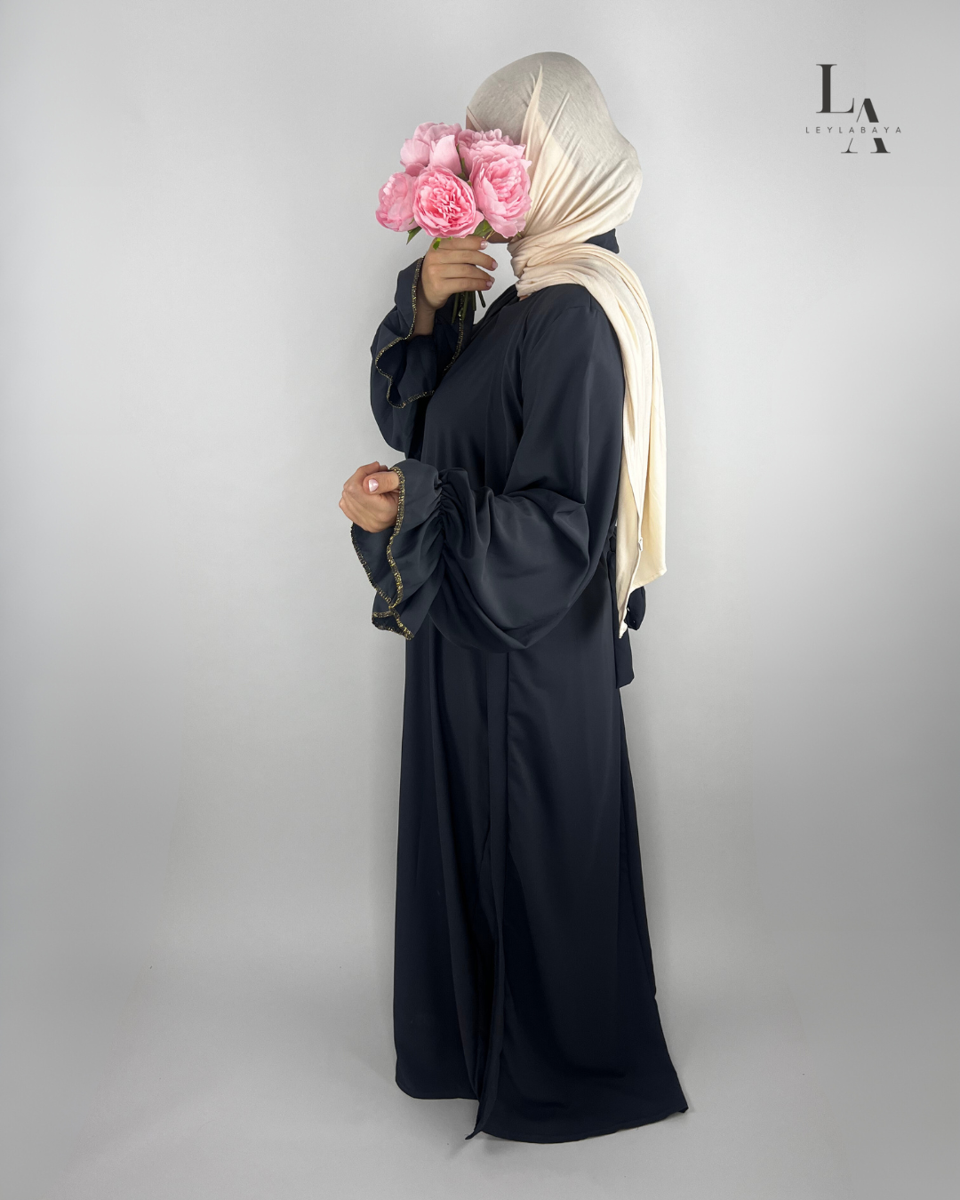ABAYA NUR 2-TEILIG GREY