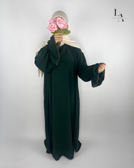 ABAYA NUR 2-TEILIG GREEN