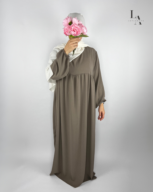 ABAYA SARA TAUPE