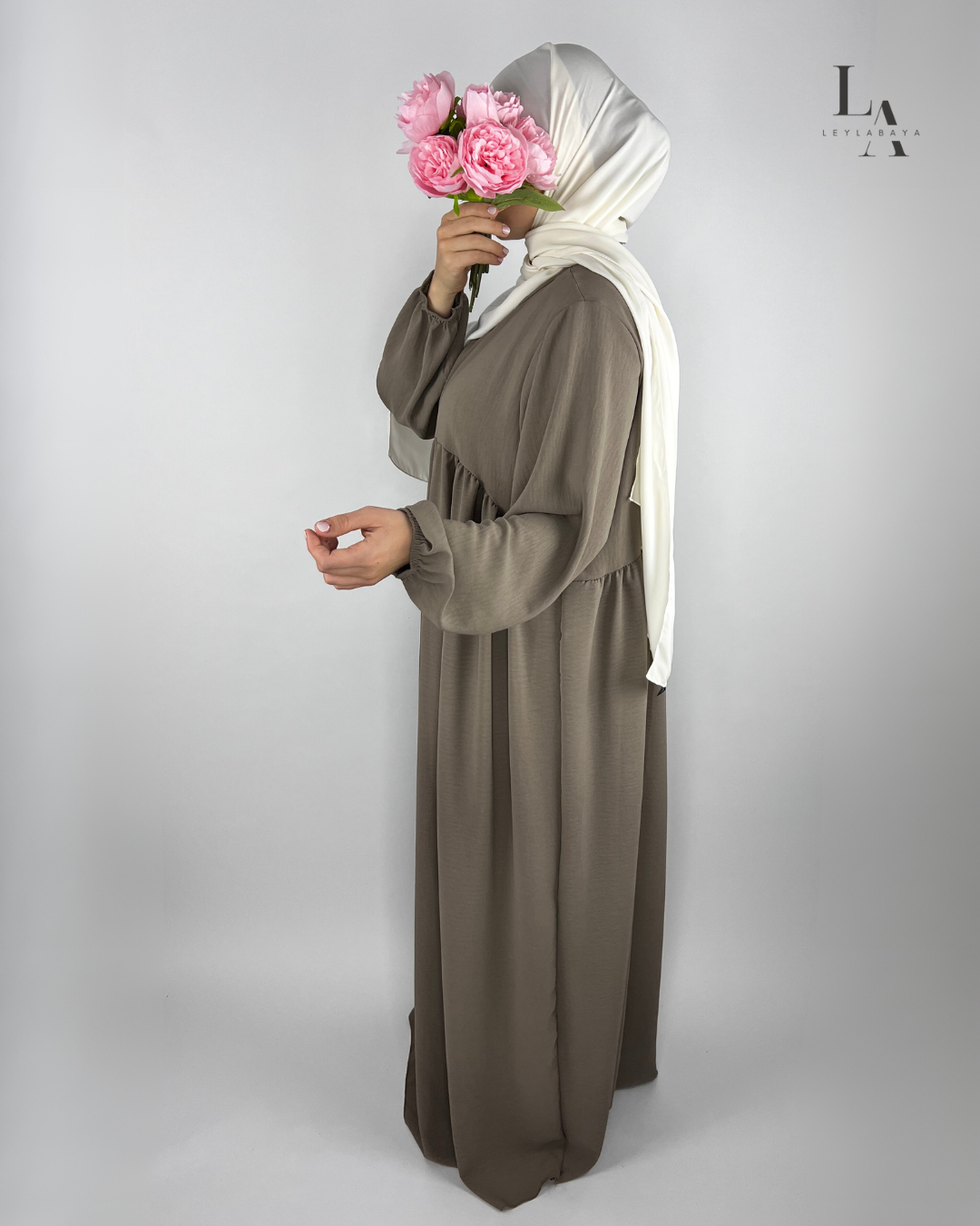 ABAYA SARA TAUPE