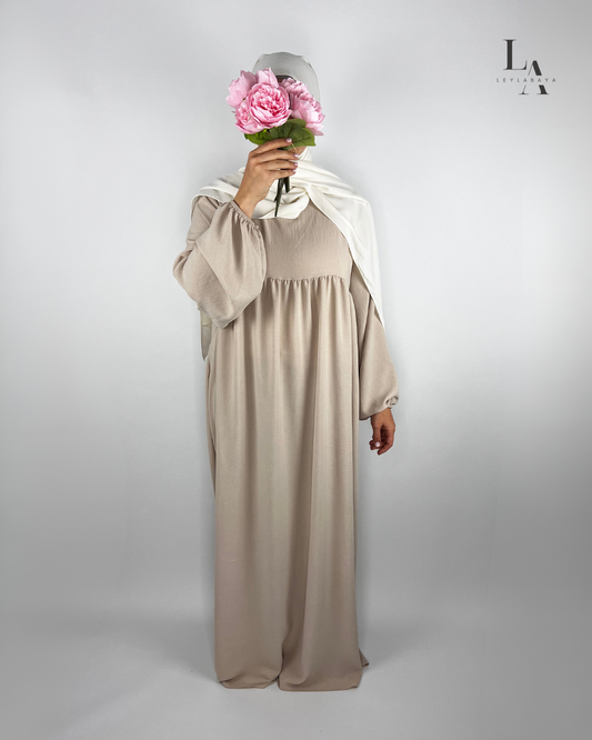 ABAYA SARA BEIGE