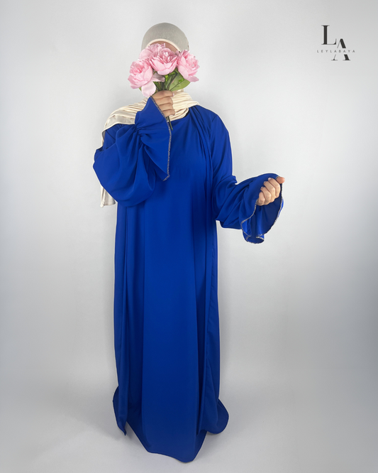 ABAYA NUR 2-TEILIG BLUE
