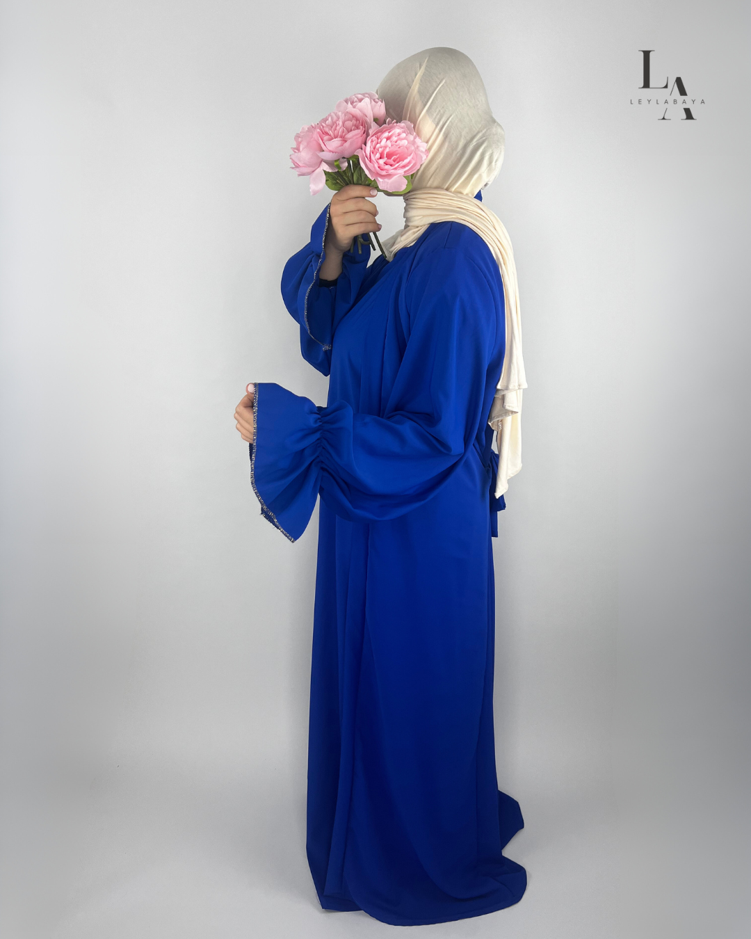 ABAYA NUR 2-TEILIG BLUE