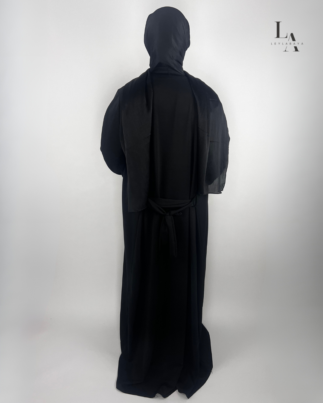 ABAYA NUR 2-TEILIG BLACK
