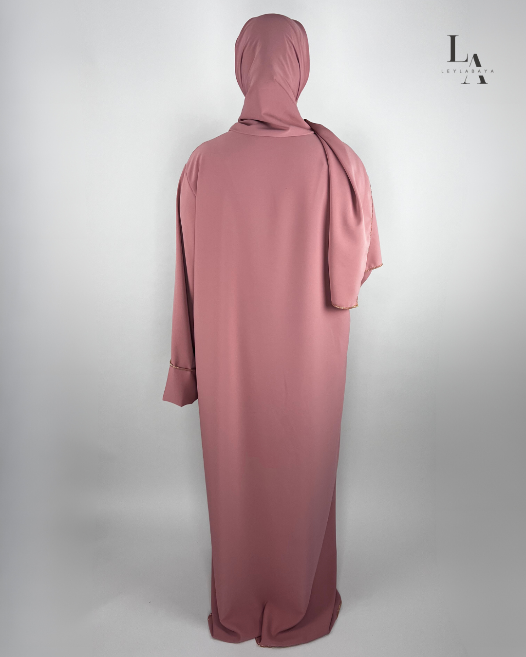 ABAYA DUNYA 2-TEILIG ROSE