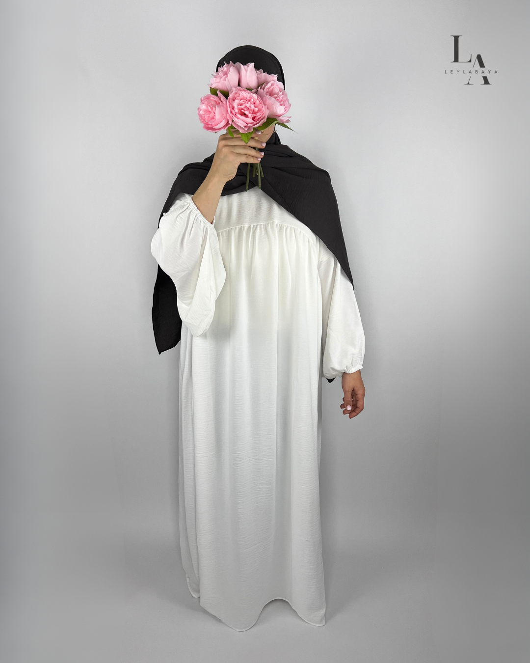ABAYA SARA WHITE