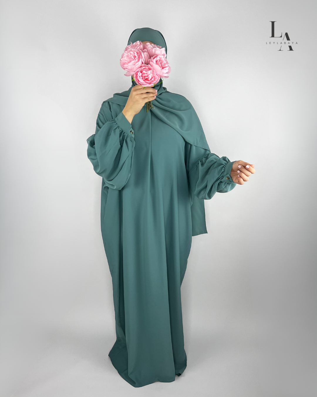 ABAYA MERYEM 2-TEILIG TEAL