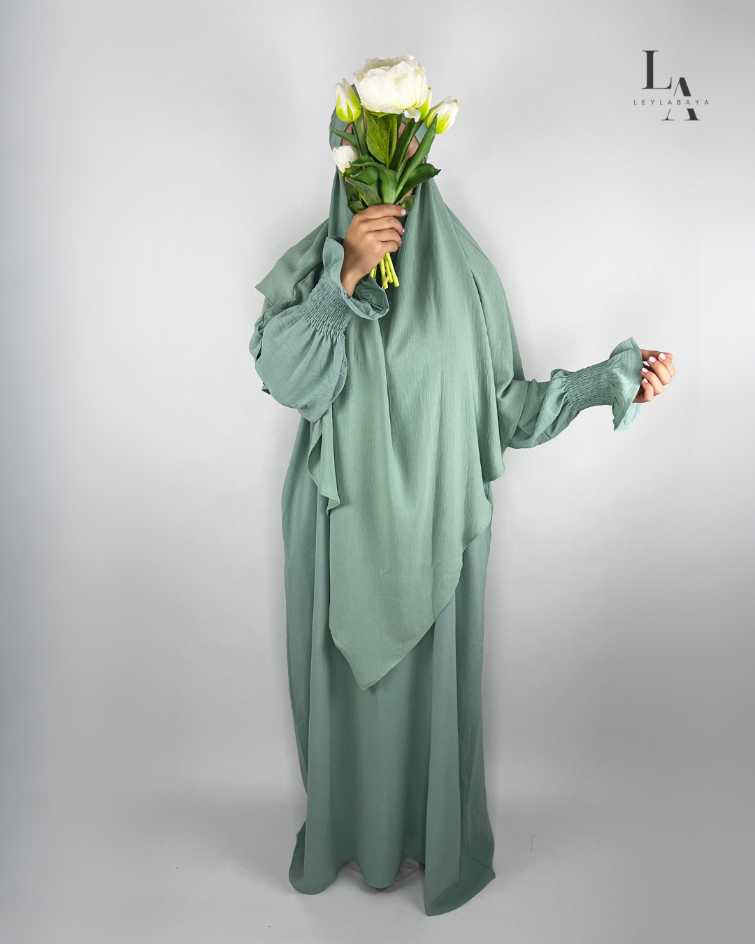 ABAYA SULTAN SET MIT KHIMAR MINT