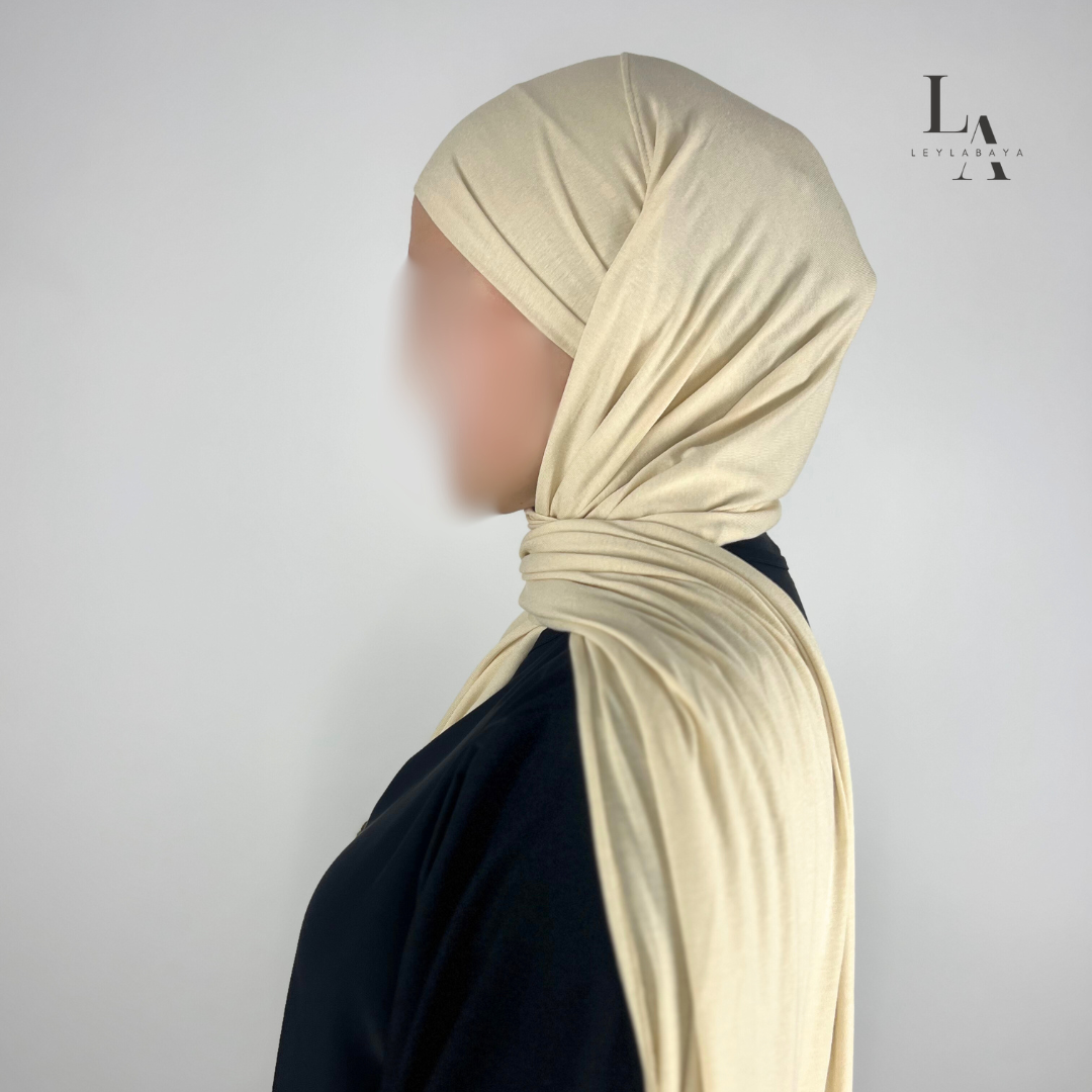HIJAB AMARA MIT BONNET BEIGE