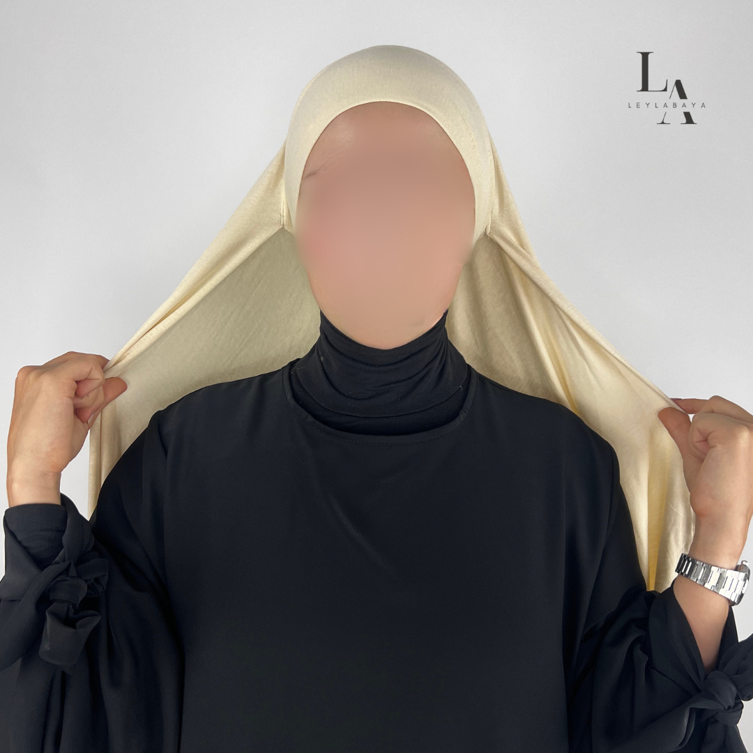 HIJAB AMARA MIT BONNET BEIGE