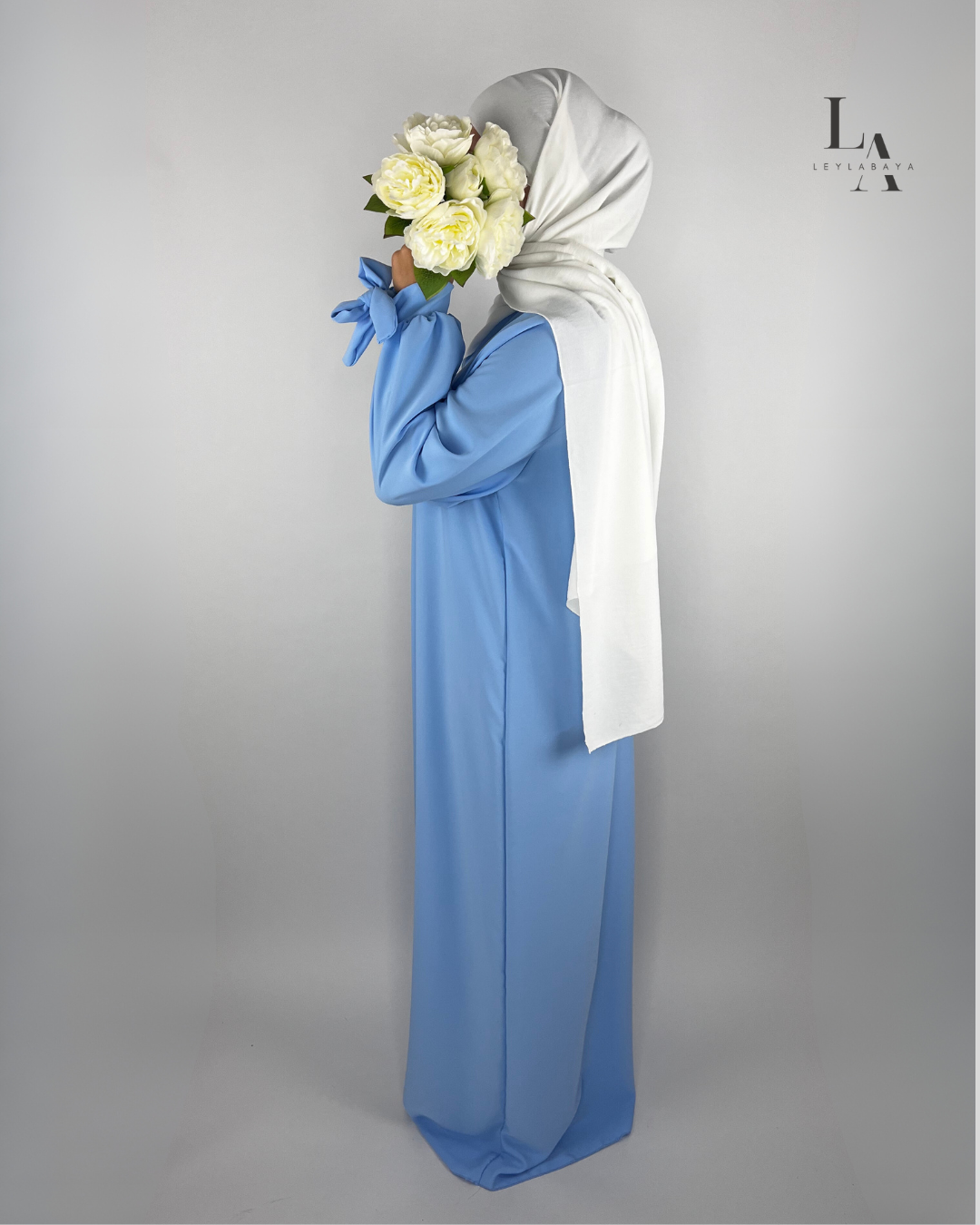 ABAYA NADIRA BABYBLUE