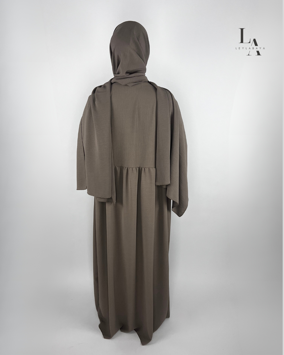 ABAYA SARA SET (INKL. HIJAB) TAUPE