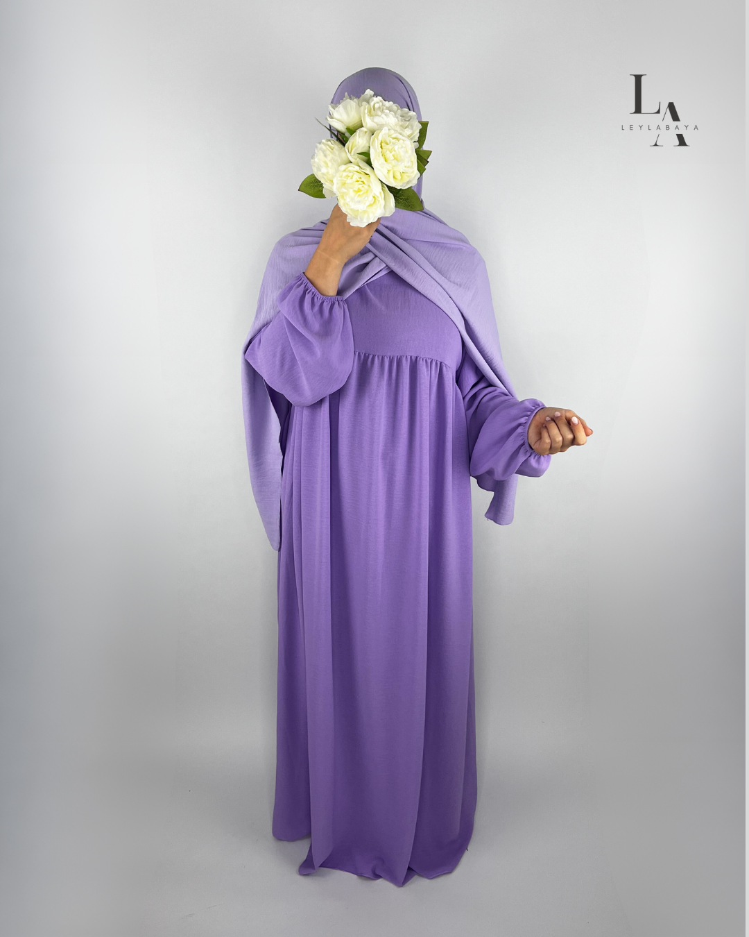 ABAYA SARA SET (INKL. HIJAB) LILAC