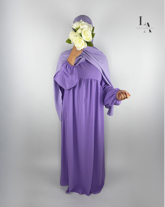 ABAYA SARA SET (INKL. HIJAB) LILAC