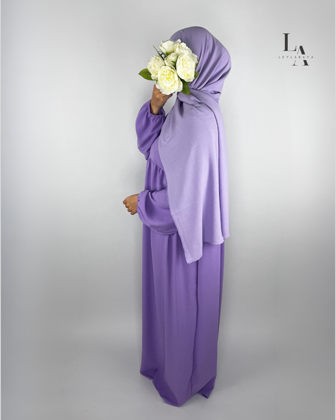 ABAYA SARA SET (INKL. HIJAB) LILAC