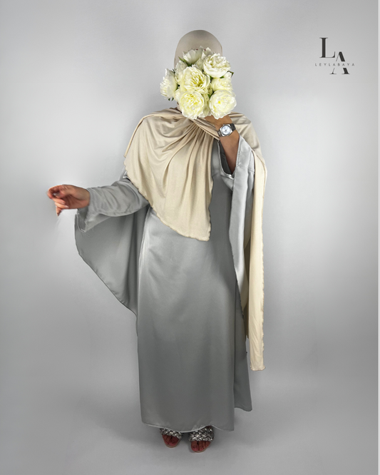ABAYA AZRA SILVER