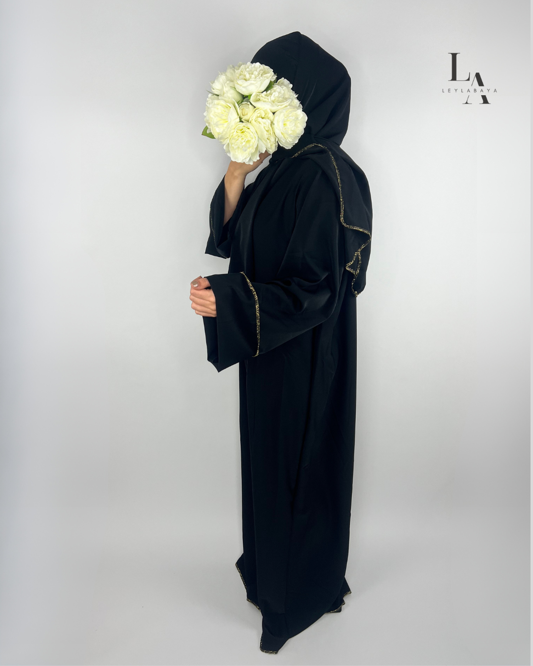 ABAYA DUNYA 2-TEILIG BLACK