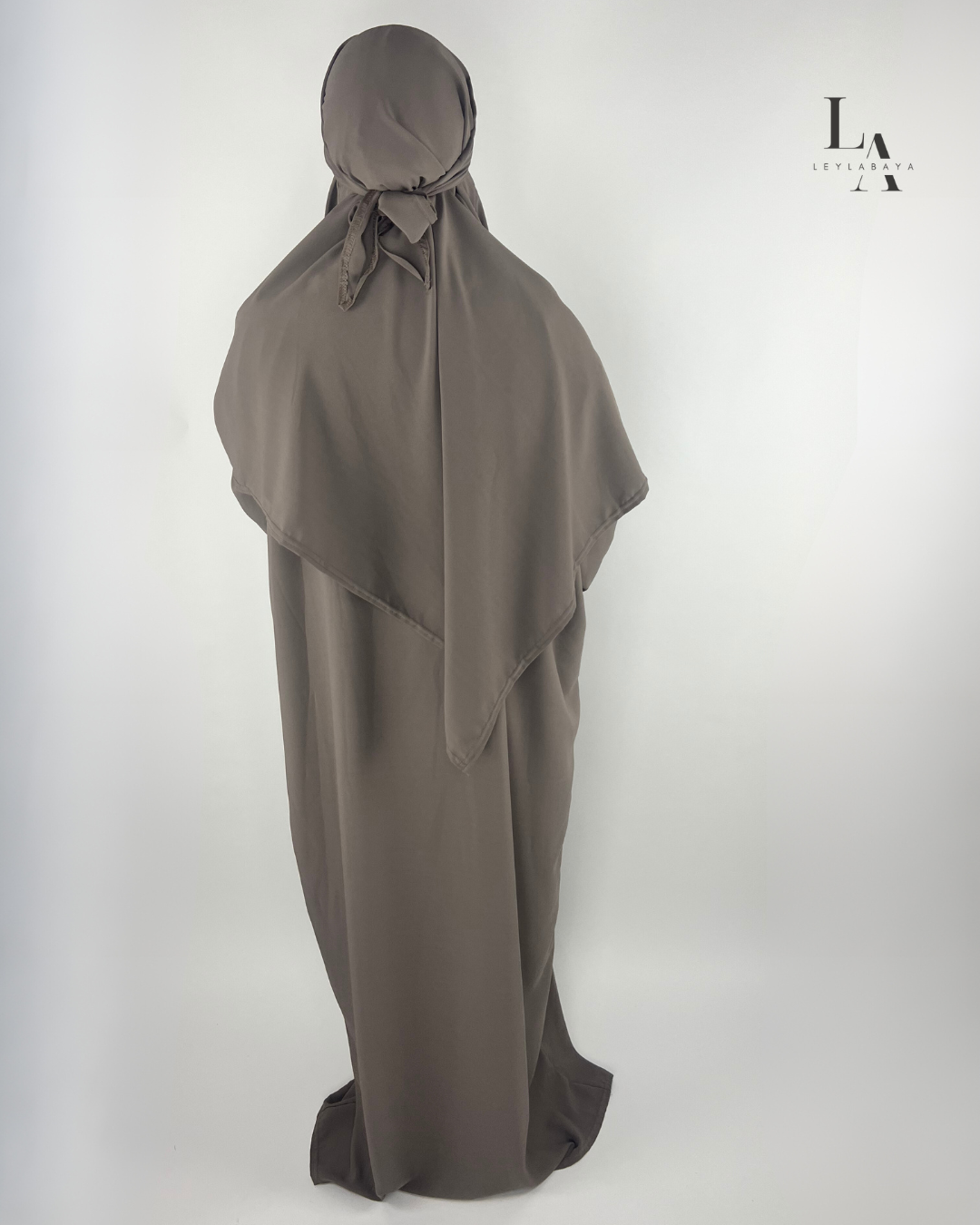 ABAYA LEYLA SET (MIT KHIMAR) TAUPE