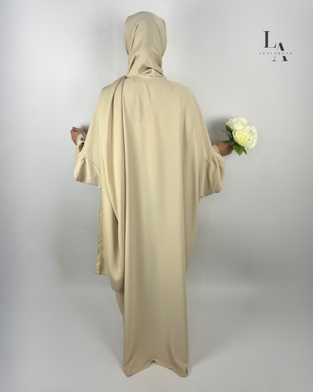 ABAYA MERYEM 2-TEILIG BEIGE
