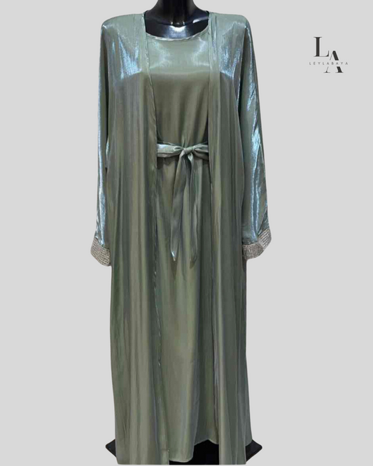 ABAYA AYLA 2-TEILIG GREEN