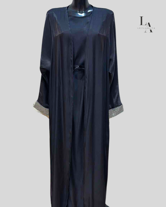 ABAYA AYLA 2-TEILIG BLACK
