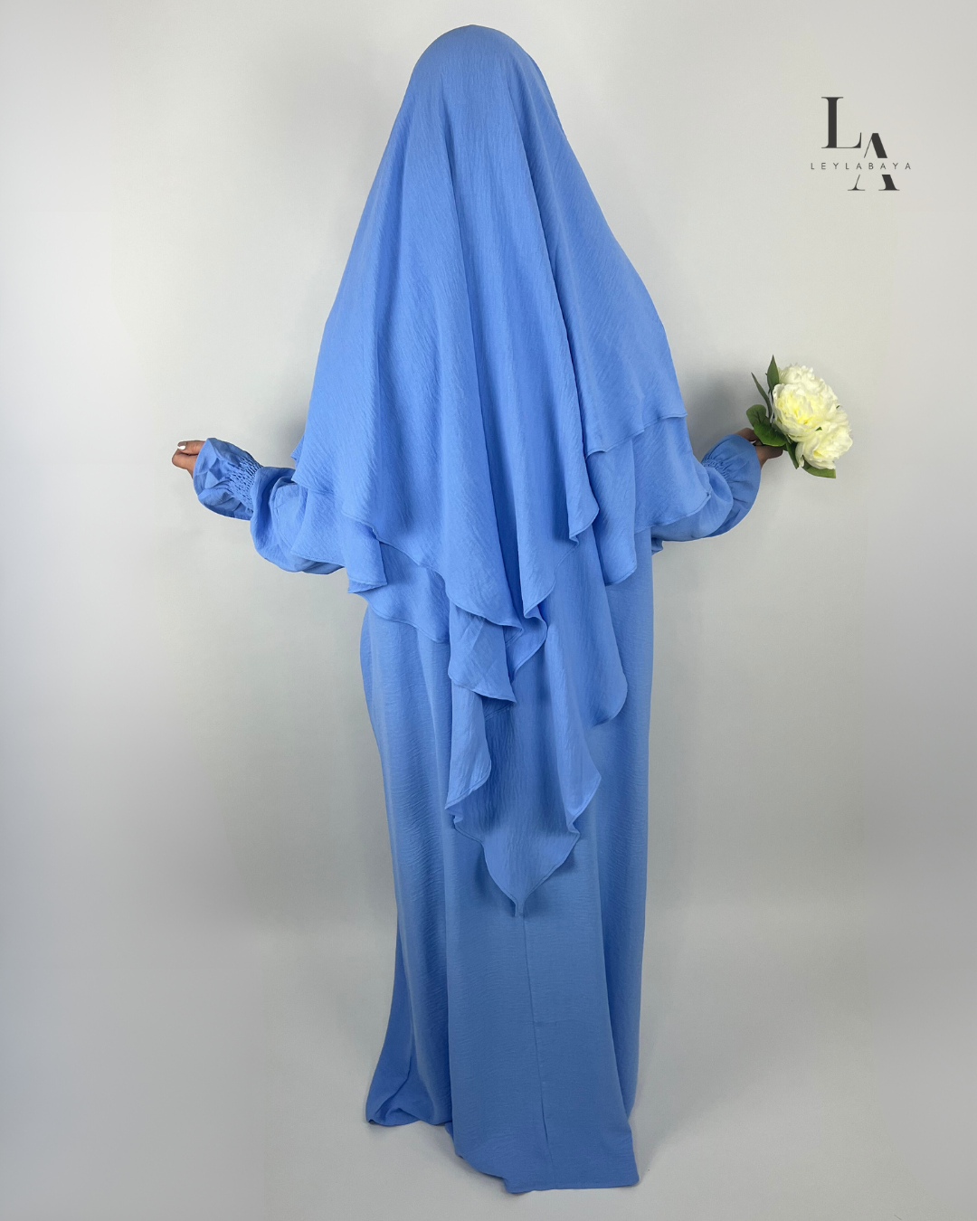 ABAYA SULTAN SET MIT KHIMAR BLUE
